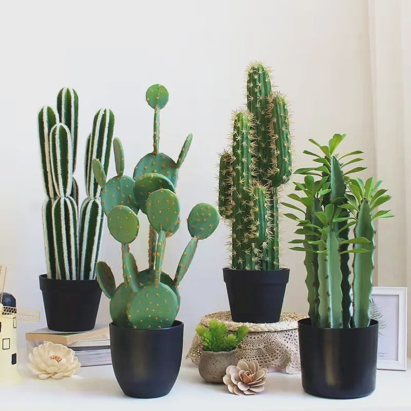 Kunstcactus Plant 38-43CM - Decoratieve Nep Succulent voor Huis, Hotel & Tuin
