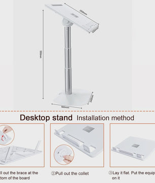 Verstelbare en Opvouwbare Laptopstandaard voor Macbook, Xiaomi & Tablets - Ergonomisch & Koelend