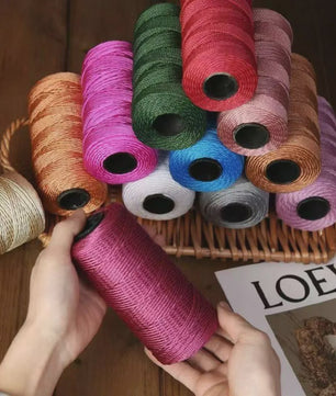 1.5mm Polypropyleen Haakgaren - 200m - Ideaal voor DIY Knutselen, Tassen & Schoenen