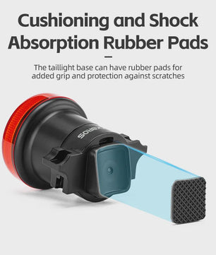 ROCKBROS Slimme Fiets Achterlicht met Remdetectie & Type-C Opladen - IPX7 Waterdicht