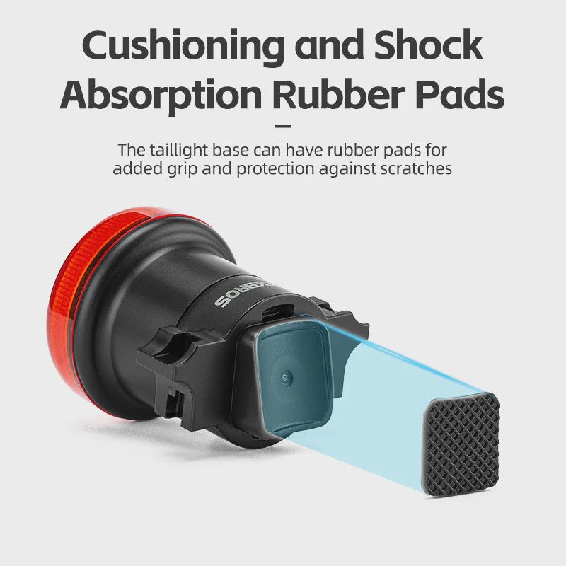 ROCKBROS Slimme Fiets Achterlicht met Remdetectie & Type-C Opladen - IPX7 Waterdicht