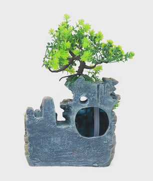 Desktop Waterval Fontein met LED Verlichting & Vernevelaar - Feng Shui Bureau Decoratie