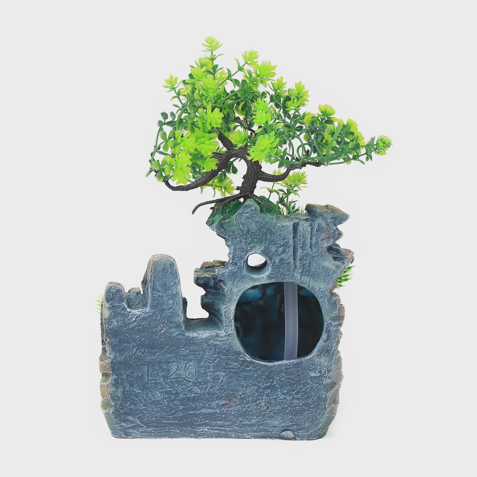 Desktop Waterval Fontein met LED Verlichting & Vernevelaar - Feng Shui Bureau Decoratie