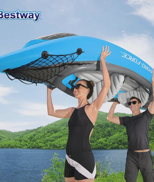 Bestway Hydro-Force Opblaasbare Vis Kajak - Duurzaam PVC, Draagbaar & Lichtgewicht