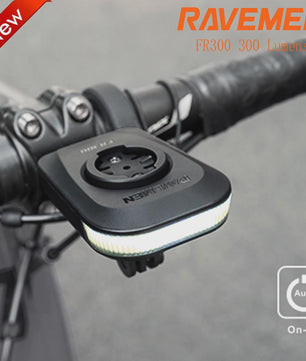 Ravemen FR300/FR160 Fietsverlichting Out-Front - USB Oplaadbaar, Waterdicht IPX6, Compatibel met Garmin/Wahoo