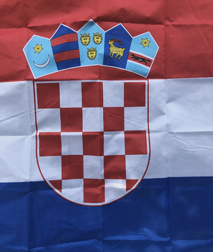 Kroatische Vlag 90x150cm - Hoge Kwaliteit Polyester voor Binnen & Buiten