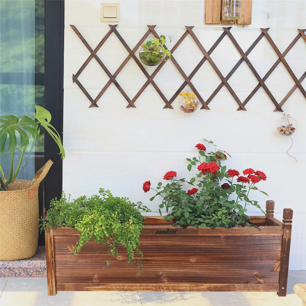 Houten Verhoogde Plantenbak voor Buiten - Ideaal voor Bloemen en Groenten