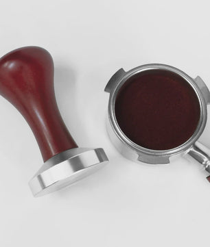 Professionele Espresso Tamper met Houten Handvat - 51mm, 53mm, 58mm - Barista Kwaliteit