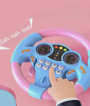 Interactief Stuurwiel Speelgoed voor Kinderen - Vroegeducatief Rijsimulatiespel met Geluid en Licht