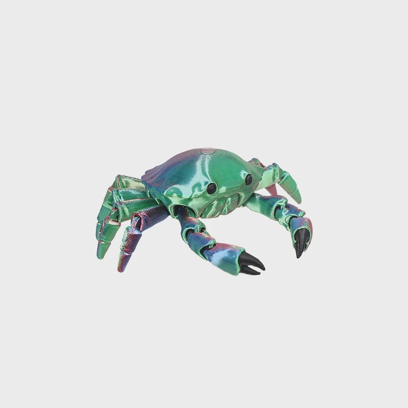 Flexibele 3D Geprinte Krab Speelgoed met Beweegbare Gewrichten - Decoratie & Cadeau