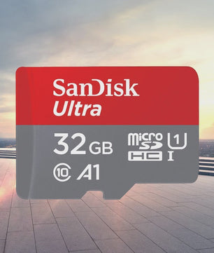 SanDisk Ultra Micro SD Kaart 32GB, 64GB, 128GB - Class 10, UHS-I, A1 Snelheid