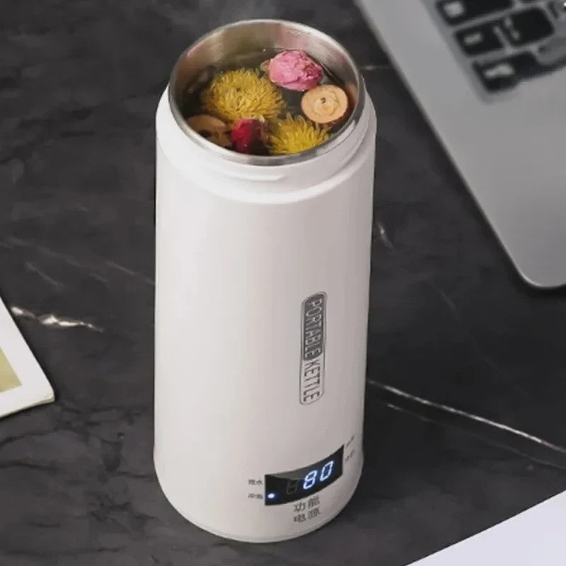 Draagbare Elektrische Waterkoker 450ml - Ideaal voor Thee, Koffie & Reizen