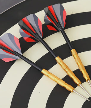 Compleet 18-delig IJzeren Dartpijl Set met 36 Vleugels en 36 Shafts