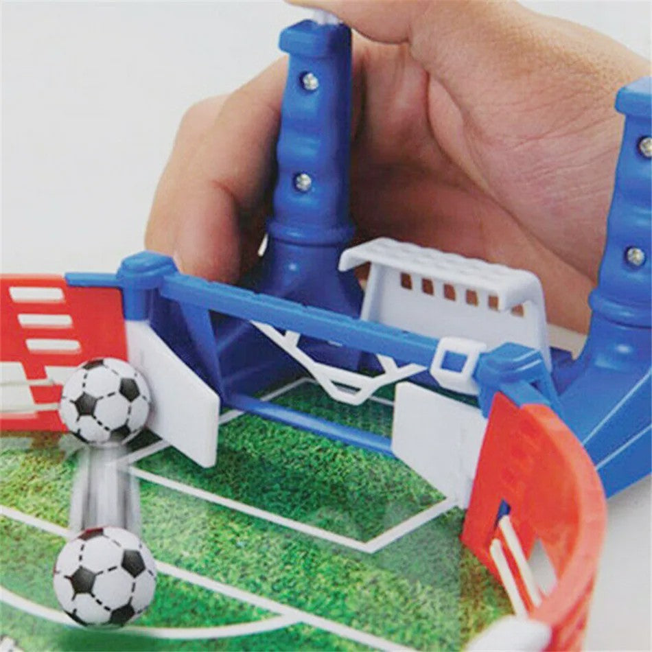 Mini Tafelvoetbal Spel - Compact Desktop Voetbal Spel voor Plezier Binnen