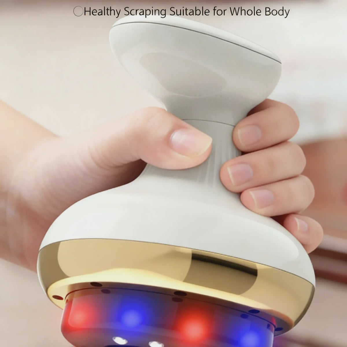 Elektrische Cupping & Schrap Massage Apparaat - Verwarmend, Verlicht Spanning