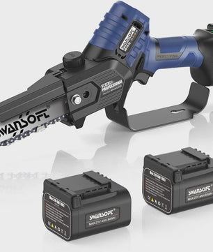 SWANSOFT 6-inch Elektrische Mini Kettingzaag - Krachtige 600W Brushless Motor