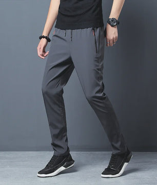 Heren Casual Broek Slim Fit Jogger met Elastische Taille - Blauw, Zwart, Grijs - Plus Size