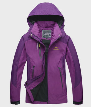 Dames Waterdichte Outdoor Jas - Winddicht & Ademend voor Wandelen, Kamperen & Reizen