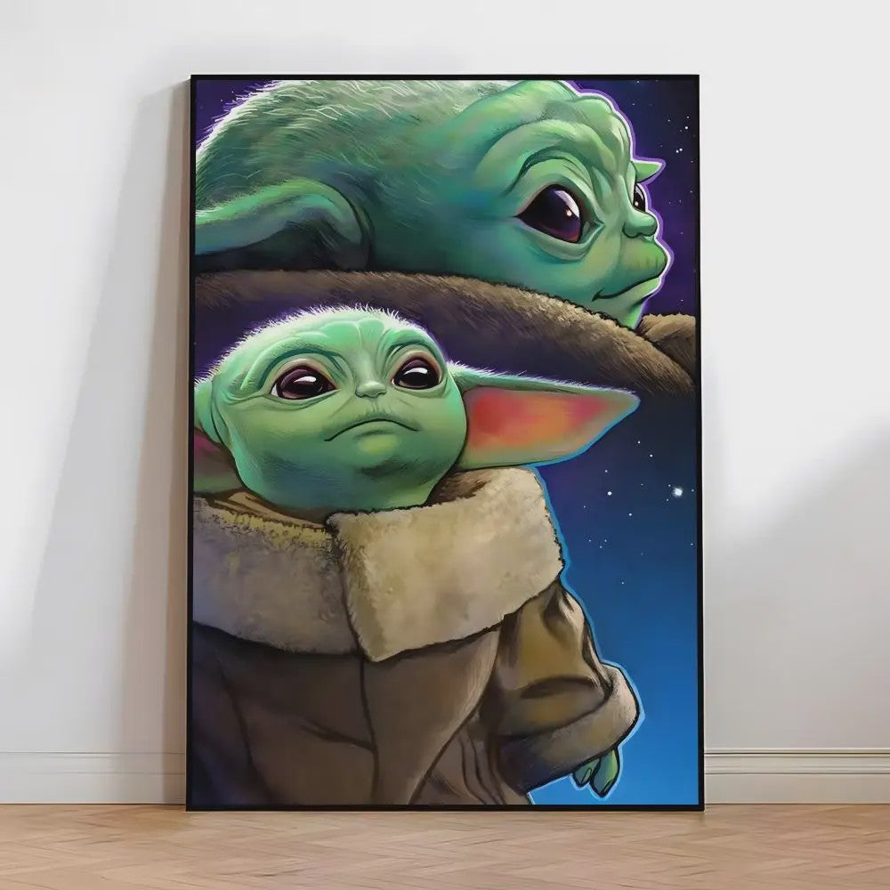 Star Wars Yuda Schilderij - HD Canvas Muurdecoratie voor Woonkamer & Bar
