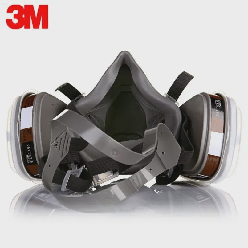 3M 6200 Herbruikbaar Halfmasker Gasmasker voor Verf, Chemicaliën en Stof
