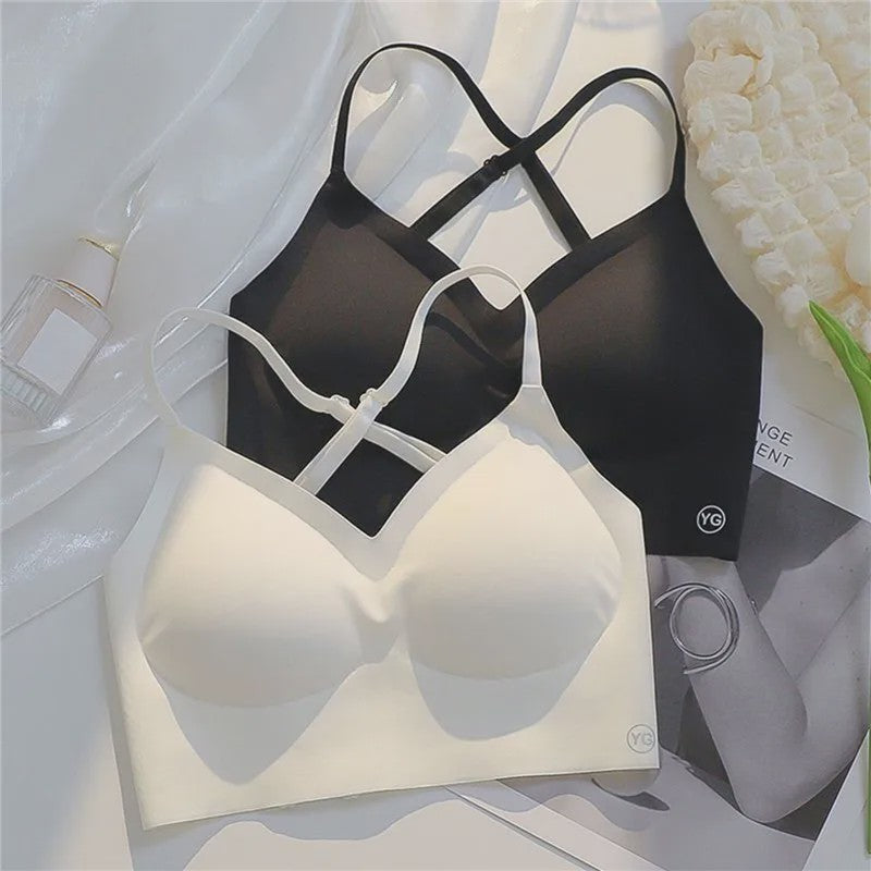 Onzichtbare Push-Up BH met Diepe U-Hals en Strapless Optie - Perfect voor Jurken