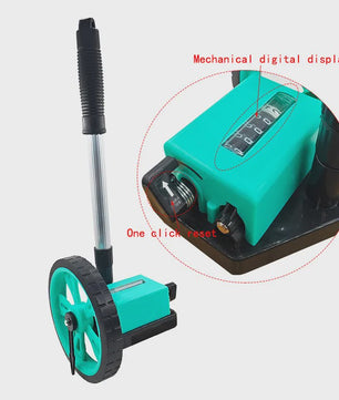 Mechanische Rolmaat met Digitale Weergave - Afstandsmeter 0.1-9999.9m