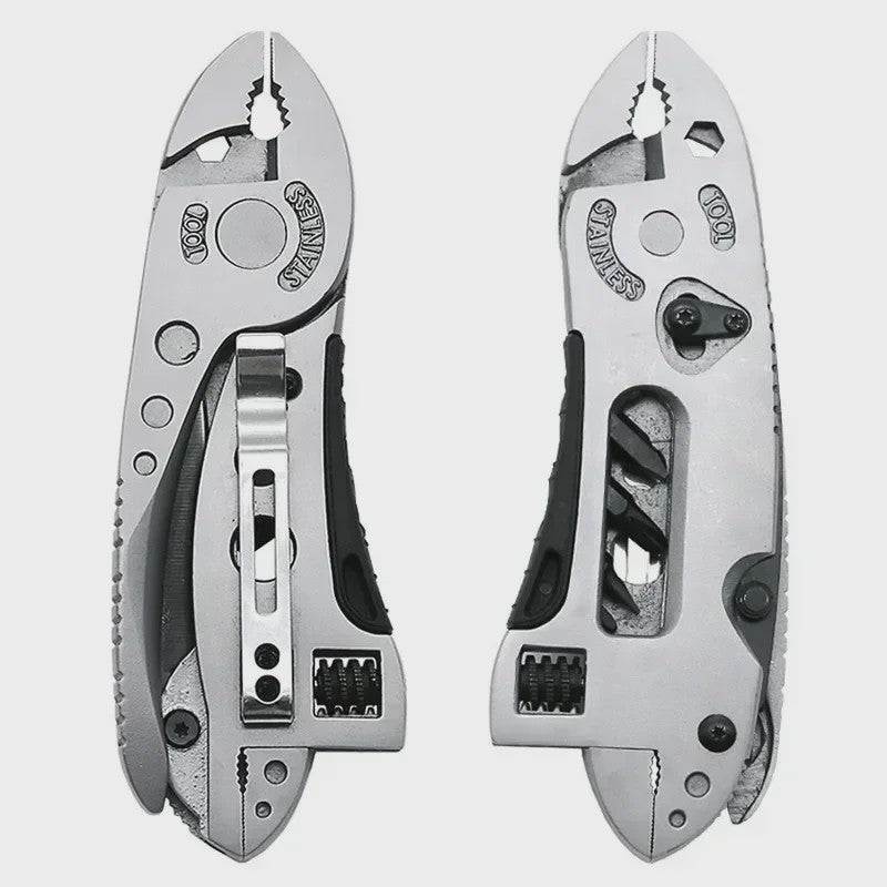 Multitool Zakmes Tang Schroevendraaierset Verstelbare Sleutel - Outdoor & Survival Gereedschap