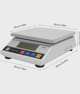 Precisie Elektronische Weegschaal 7.5kg met LCD Scherm - Ideaal voor Laboratorium en Kleine Items