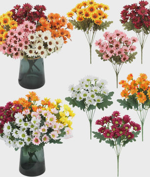 Kunstboeket Margrieten - Zijden Bloemen voor Decoratie (32cm)