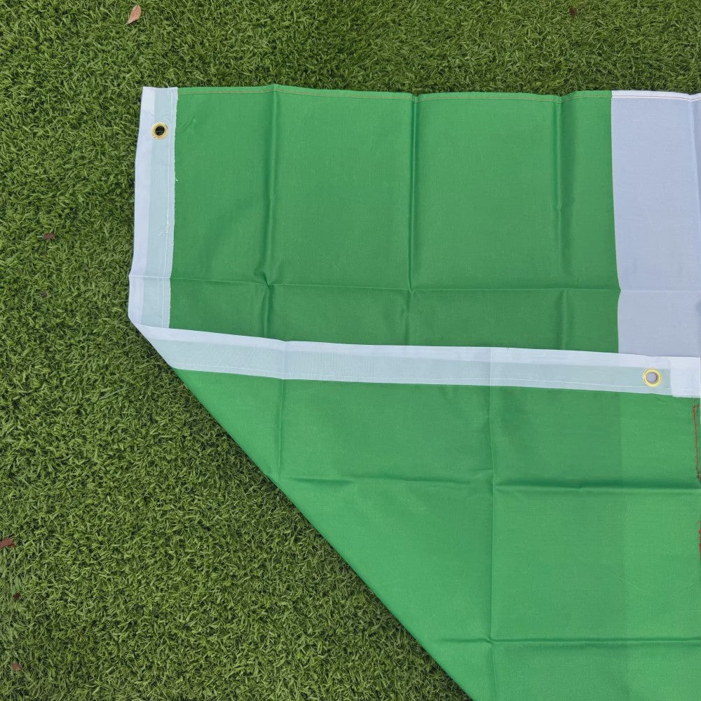 Italiaanse Vlag 150x90cm - Duurzaam Polyester, Dubbel Gestikt