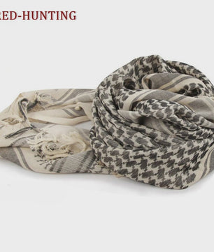 Tactische Keffiyeh Shemagh Sjaal - Katoenen Hoofddoek en Nekwarmer