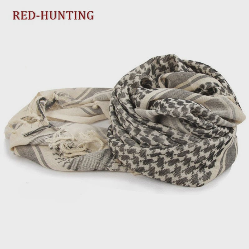Tactische Keffiyeh Shemagh Sjaal - Katoenen Hoofddoek en Nekwarmer