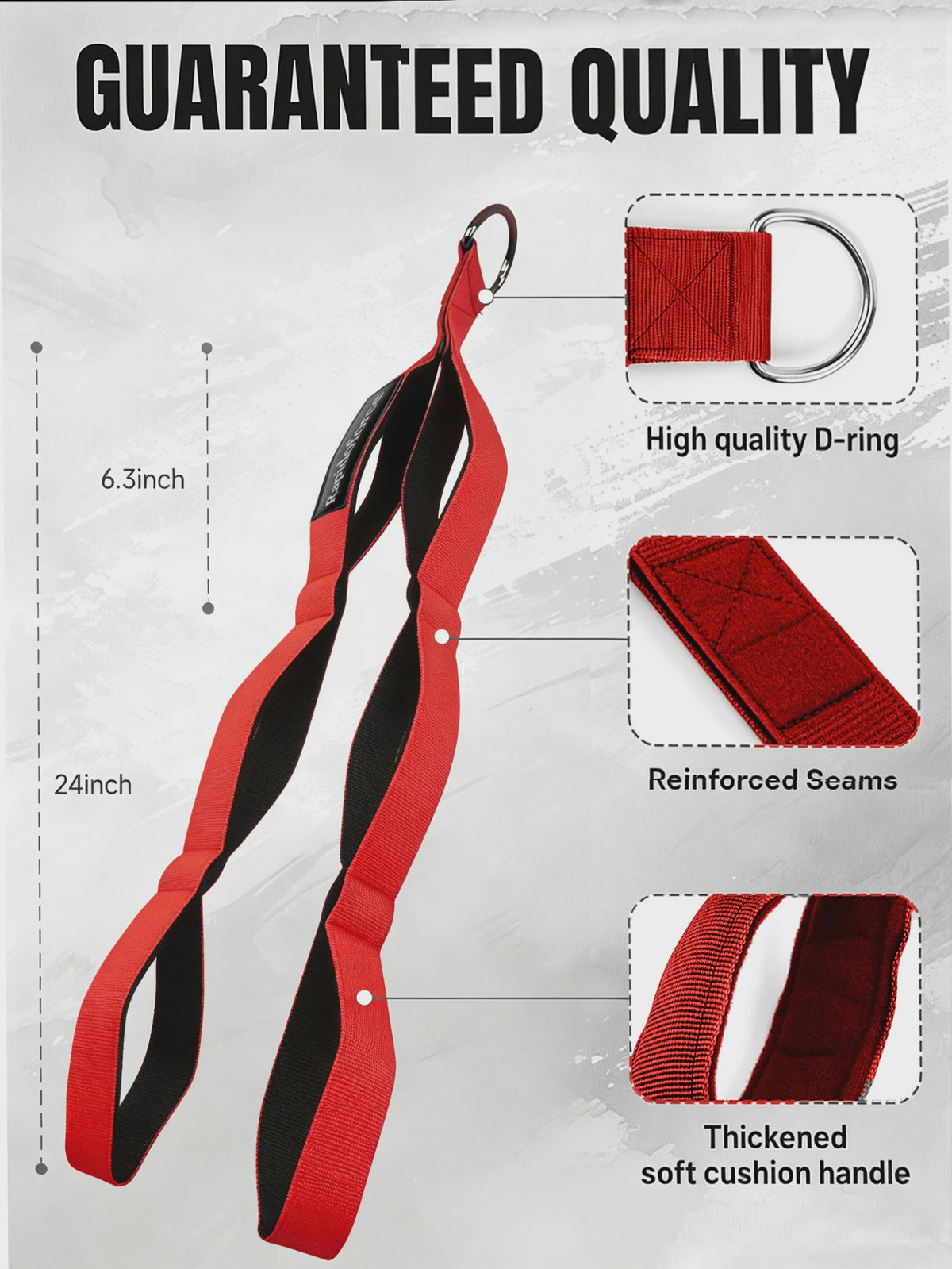 Heavy Duty Triceps Touw voor Kabelmachine - Fitness Pull Down Oefening voor Biceps, Triceps & Rug Training