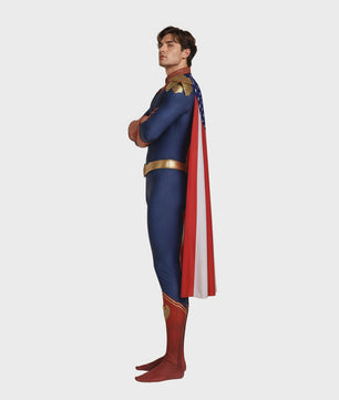 Homelander Cosplay Kostuum - The Boys Superheld Jumpsuit voor Halloween & Feesten