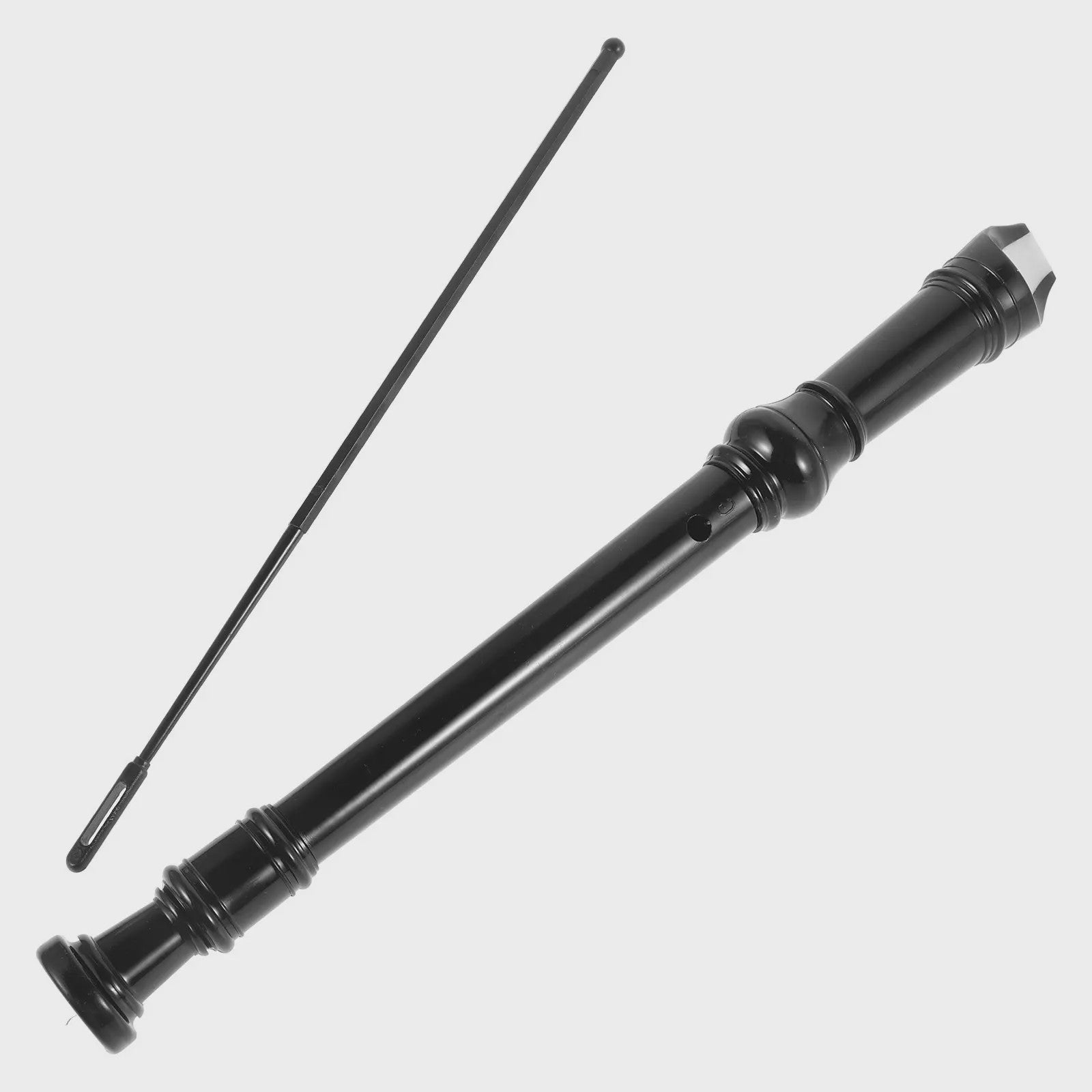 8-Gats Sopraanblokfluit Zwart - ABS Plastic Muziekinstrument voor Kinderen & Beginners