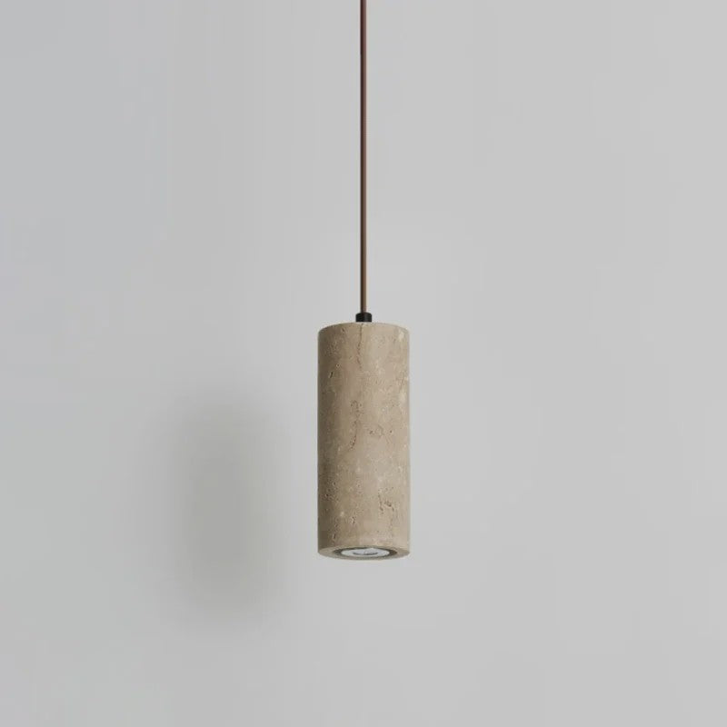 Retro Travertin Hanglamp - Sfeervolle Verlichting voor Slaapkamer, Woonkamer & Bar