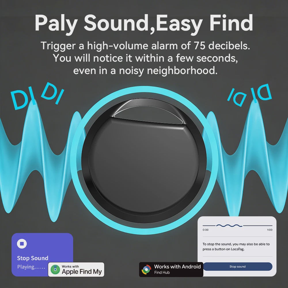 Slimme Tracker met Dubbel Systeem: Vind Alles met Google & Apple Find My