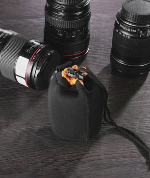 Waterdichte Neopreen Cameralens Pouch - Zachte Beschermhoes voor Digitale SLR Camera's