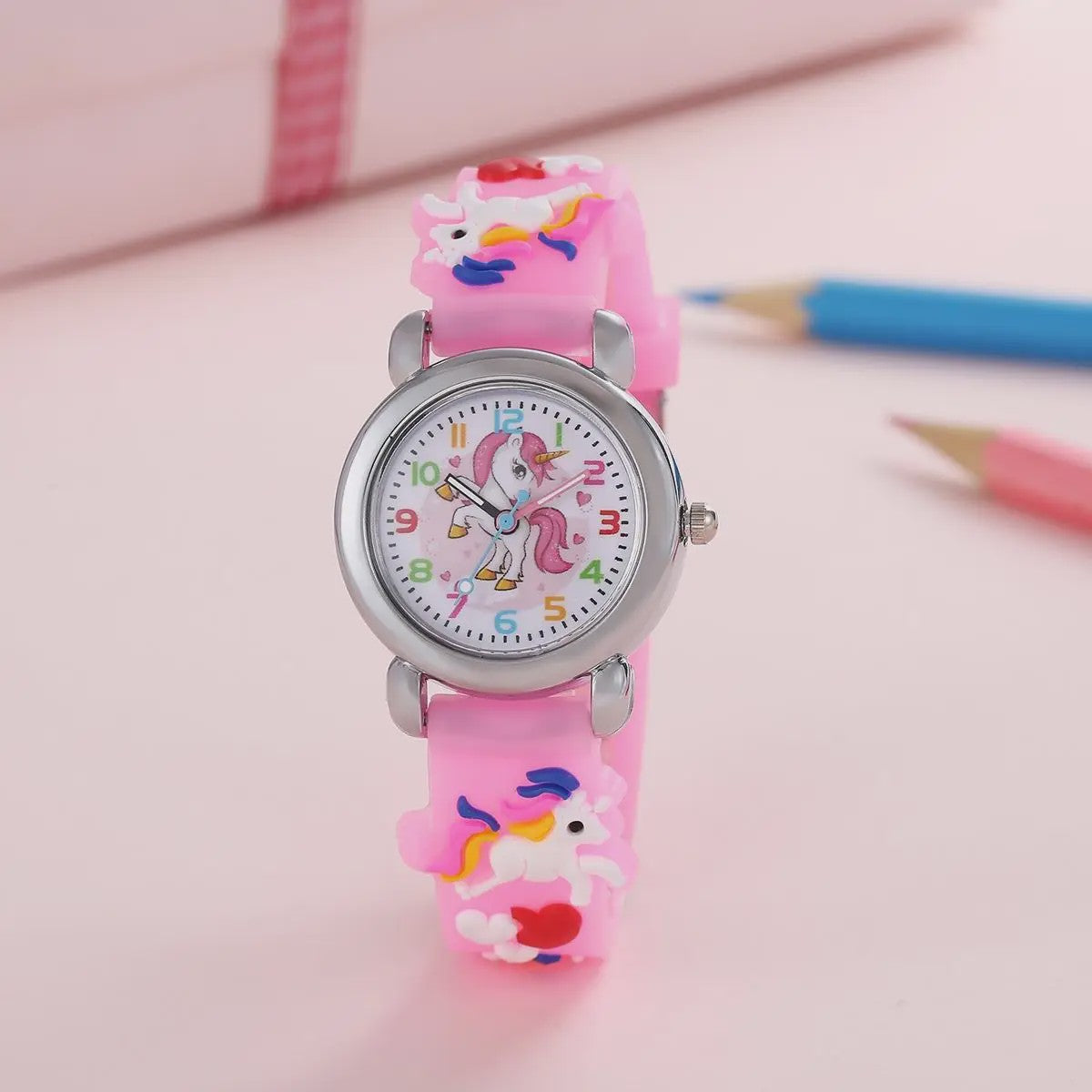 Unicorn Kinderhorloge - Kleurrijk Quartz Horloge voor Kinderen en Studenten