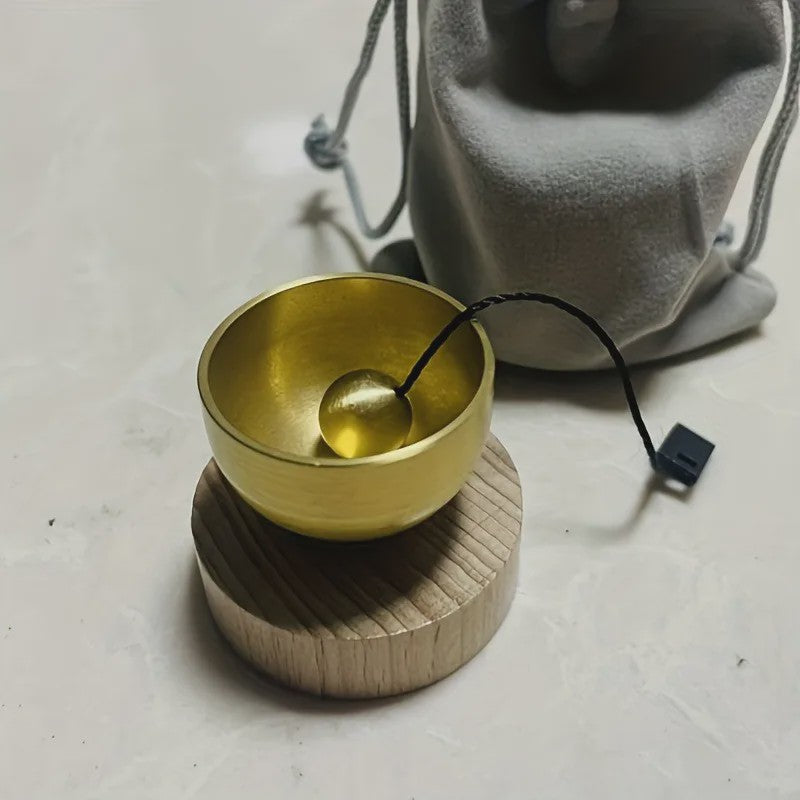Mini Zangkom Set - Meditatie Klankschaal met Heldere Tonen, voor Yoga en Ontspanning