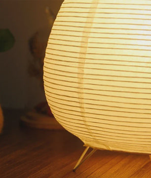 Japanse Rijstpapieren Tafellamp met LED - Sfeervolle Verlichting voor Woonkamer, Slaapkamer & Bureau