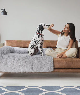 Luxe Fluffy Hondenkussen - Extra Zacht & Wasbaar Hondensofa voor Winterse Warmte