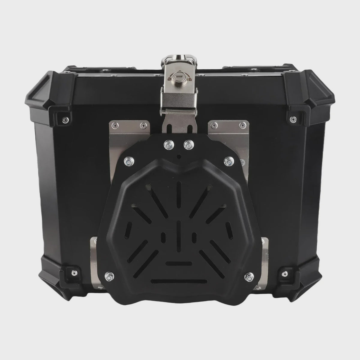 Universele 45L Motor Topkoffer Aluminium - Waterdicht, afsluitbaar met rugsteun