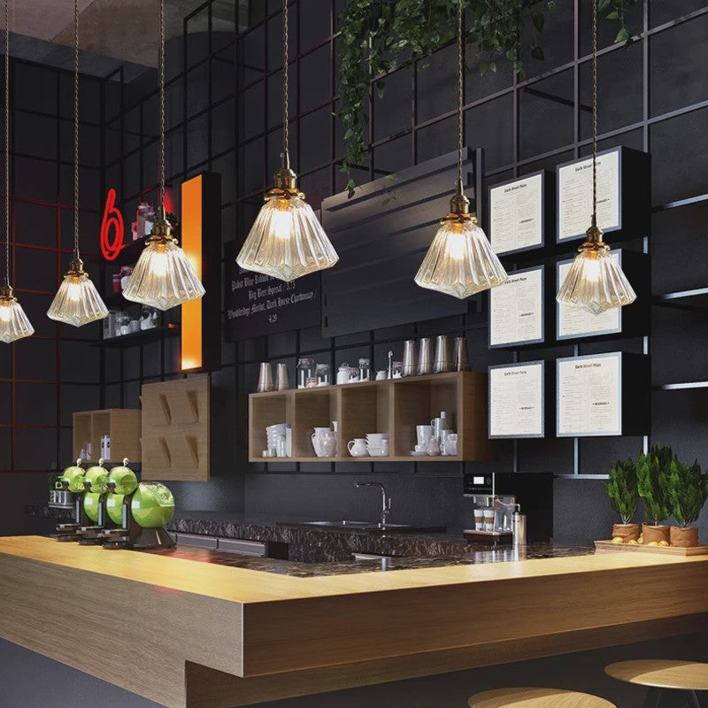 Moderne Glazen Hanglamp - Sfeervolle Verlichting voor Keuken, Eetkamer & Slaapkamer