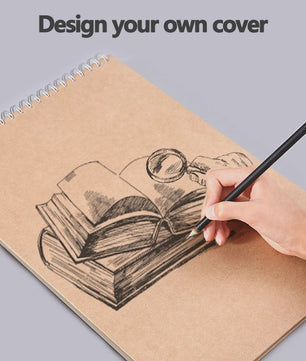 Schetsboek met Dik Papier (160 GSM) - Diverse Maten A3, A4, A5, 8K, 16K - Ideaal voor Tekenen en Schilderen