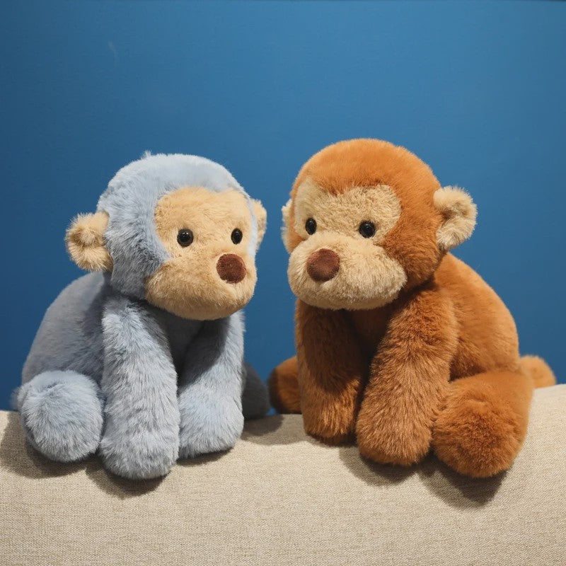 Kawaii Aap Knuffel 40cm - Schattige Pluche Speelgoed Pop voor Kinderen, Perfect Festival Cadeau
