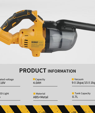 DeWalt DCV501 Snoerloze Accu Kruimeldief - Krachtige Handstofzuiger voor Nat & Droog Gebruik