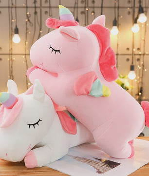 Reuze Pluche Eenhoorn Knuffel - Zacht Kussen voor Kinderen & Meisjes (25-100cm)