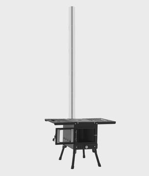 Opvouwbare Houtkachel voor Camping & Buiten - Efficiënt Grillen & Koken met Handschoenen
