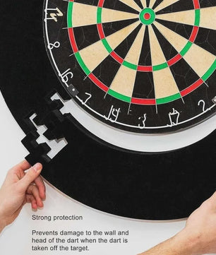 EVA Dartbord Surround Ring - Beschermende Muurring met Jigsaw Systeem